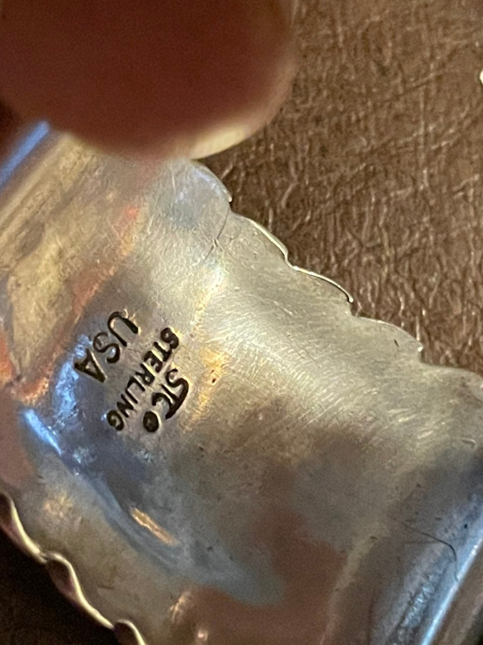 Vtg outlet SS & Black Obyx Watch Tips