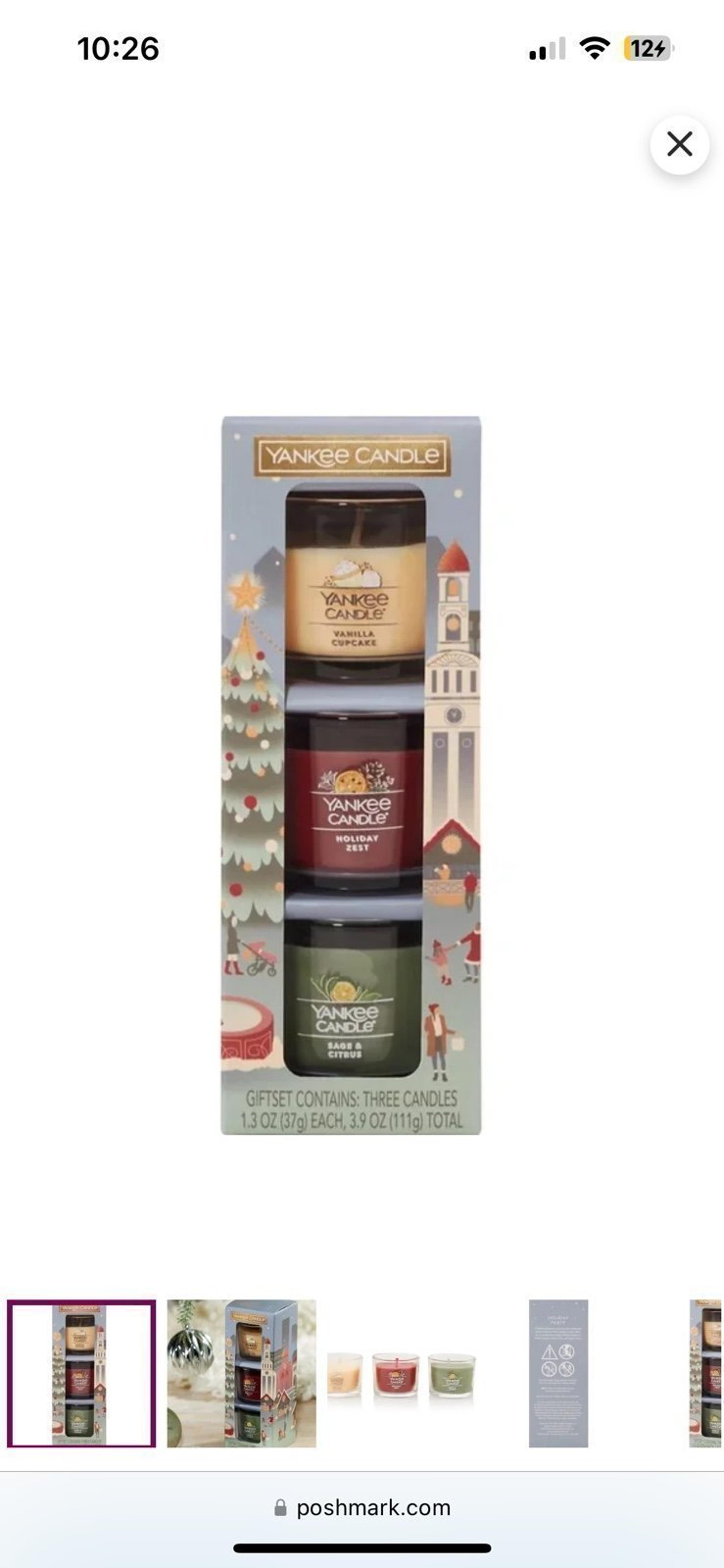 BUNDLE: Yankee Candle Minis & Green Knit Stocking
