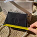 Dior makeup pouch bag with pearl chain