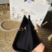 Dior makeup pouch bag with pearl chain
