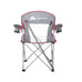 Ozark Trail, Adult Oversized Quad Chair, 9.2lbs, off White & Gray Built-In Strap
