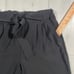 Lululemon Size 8 Noir Crop Black Flowy Pants Women’s Tie Front Business Casual