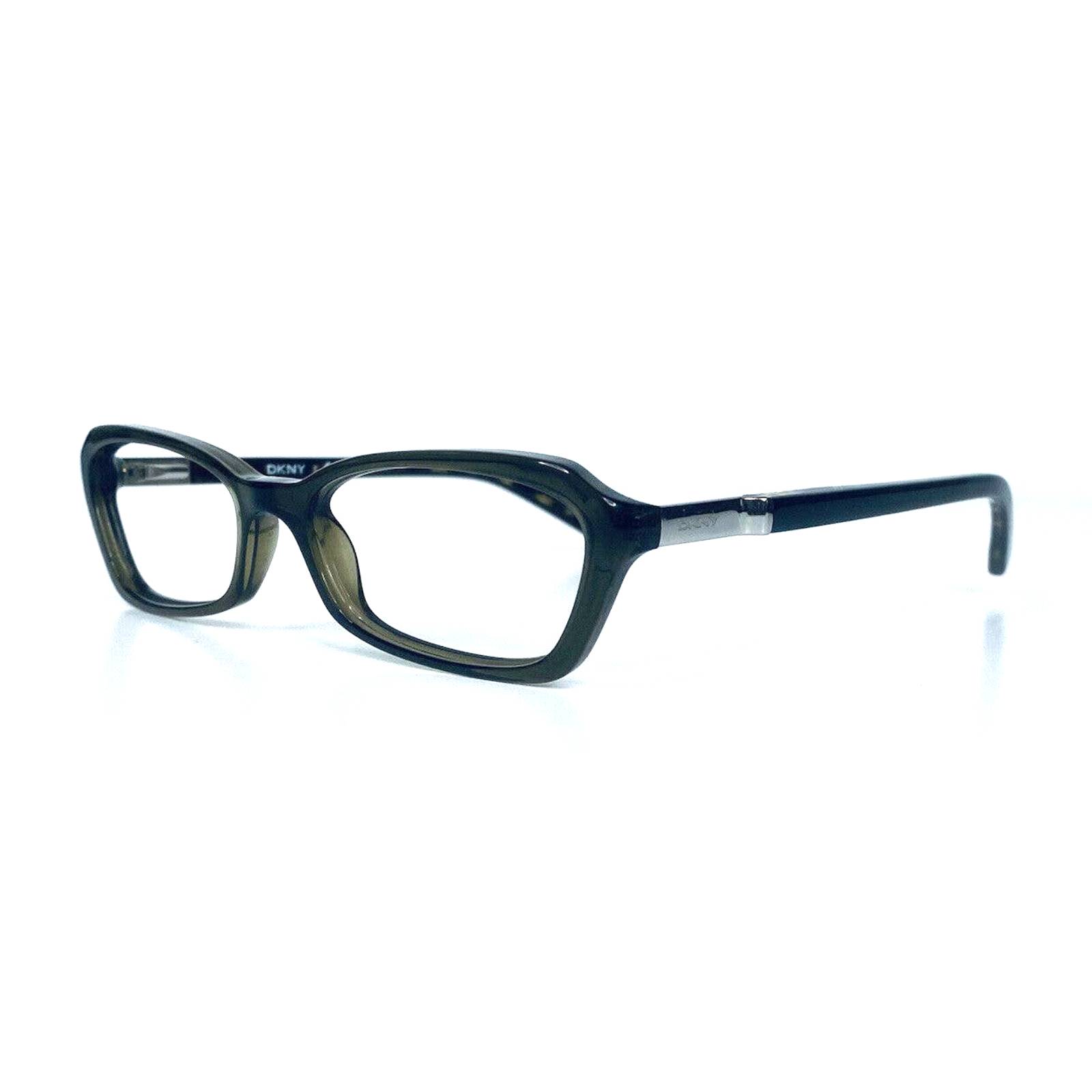 DKNY Olive Green Rectangular Glasses