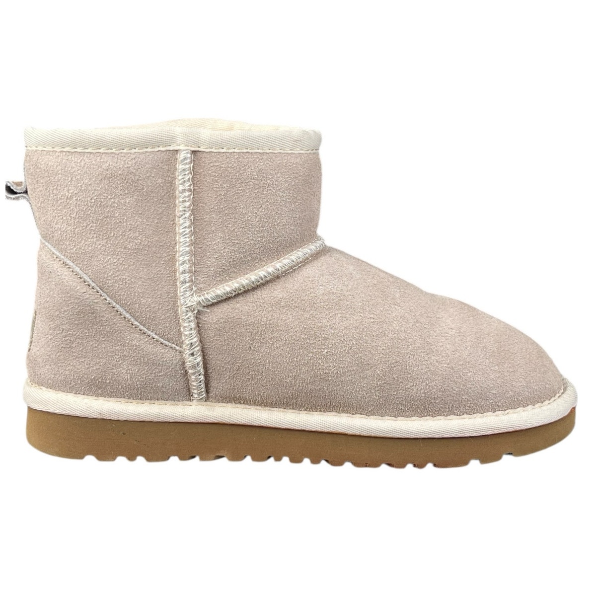 UGG Women’s Ultra Mini Cream Suede Winter Boot Size US 7