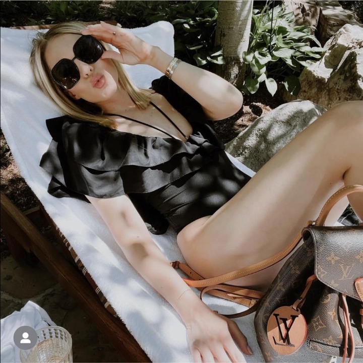 ZARA LARGE RUFFLE SWIMSUIT