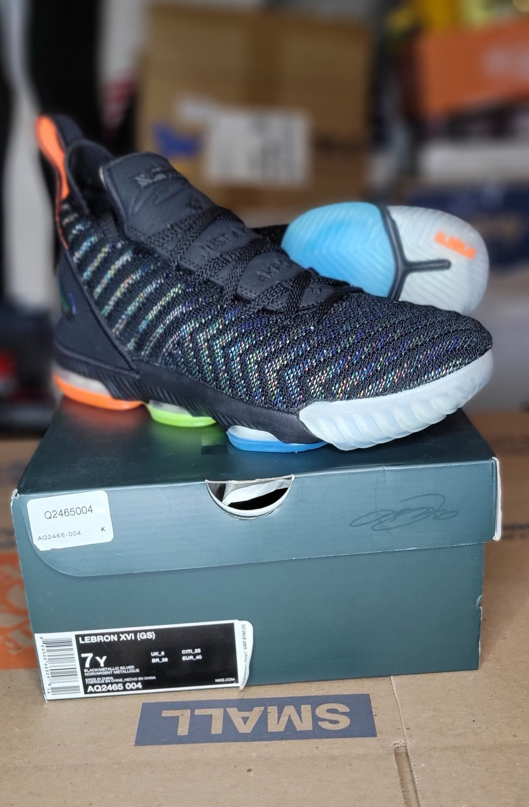 Nike LeBron 16 GS I Promise AQ2465 004 Sz. 7Y