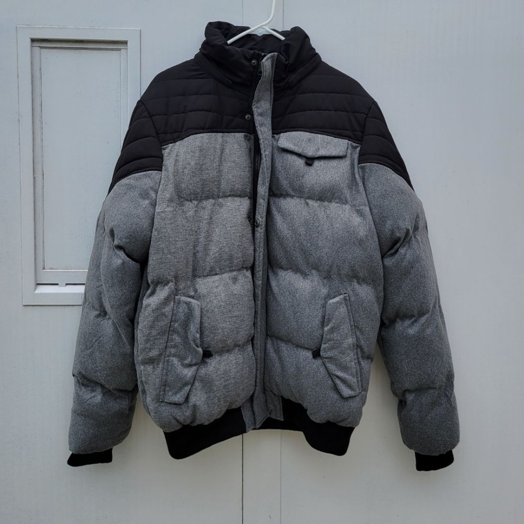 CANADIAN PEAK Mantra Jacket with fille THERE POCKER SIZE L MEN GRAY AND BLACK