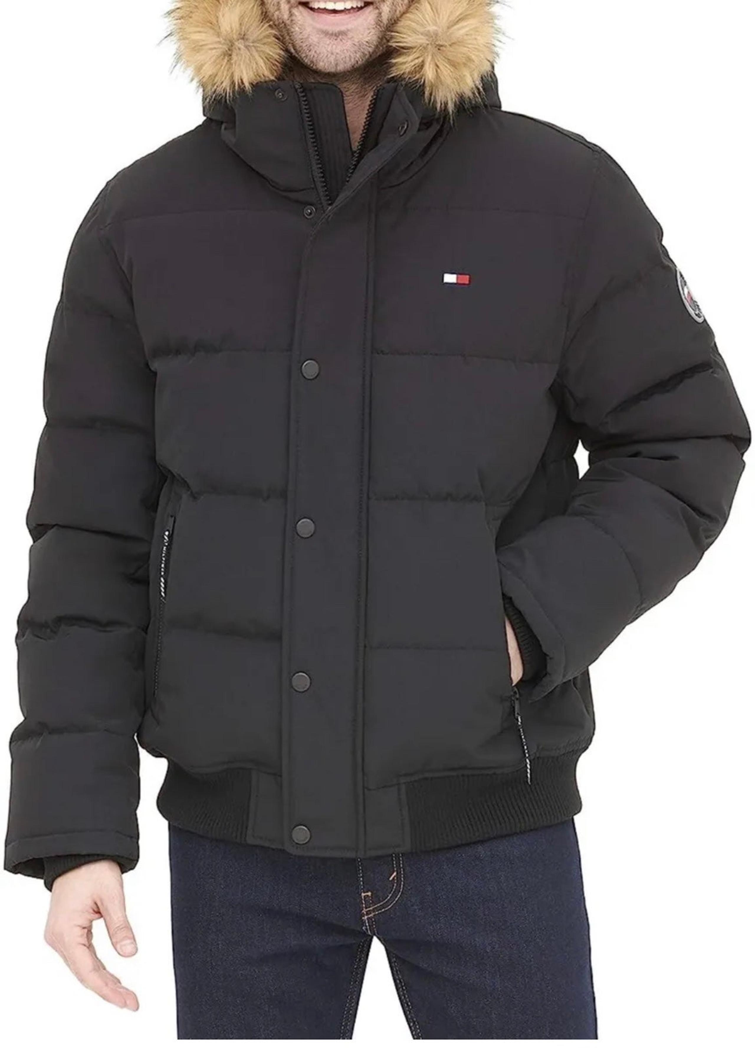 Tommy Hilfiger Men's Arctic Cloth Quilted Snorkel Bomber Jacket Size 2XL - NWT