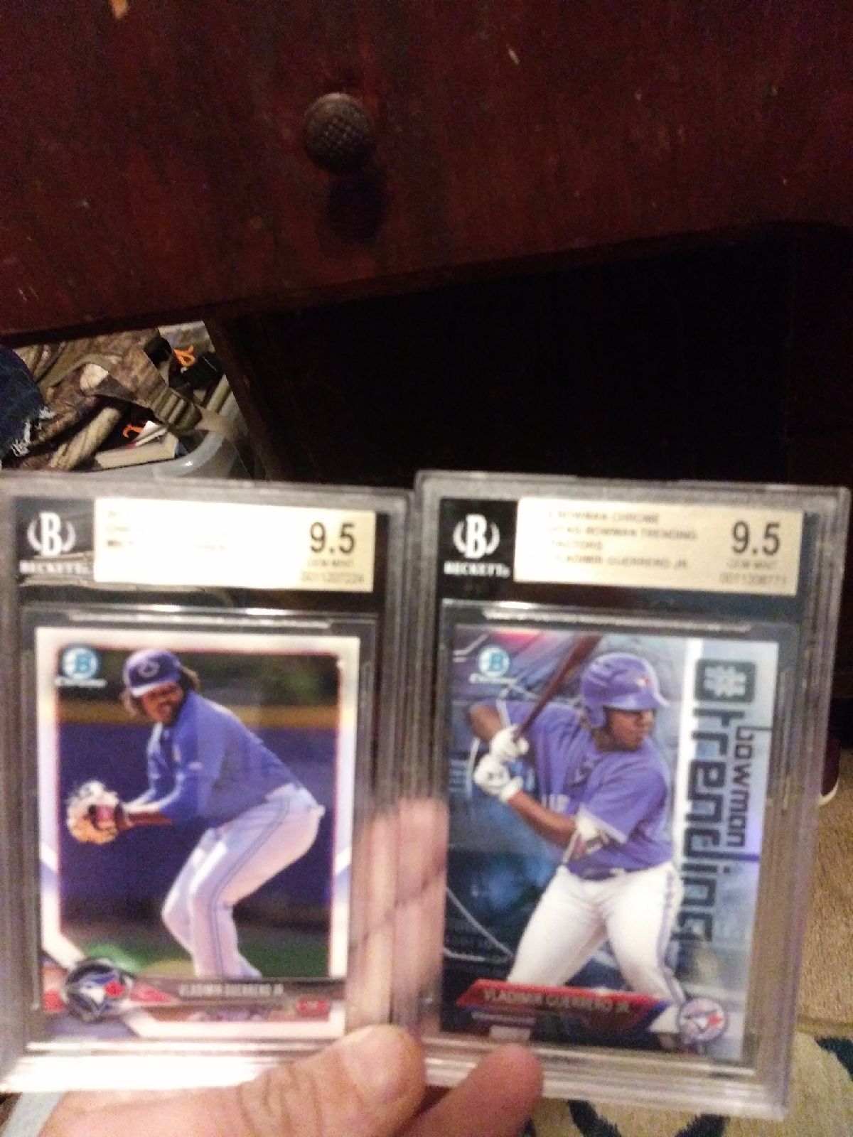 2 PSA V. Guerrero Jr. Rookies