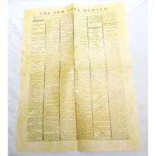 1865 The New York Herald President Lincoln shot Reprint Newspaper
