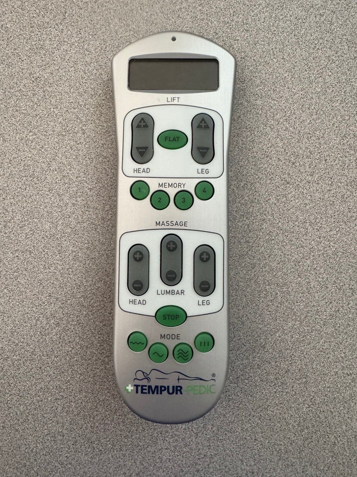 Tempur-Pedic TEMPUR-Ergo PREMIER 10003-RFREMS-L008 Wireless Remote Control