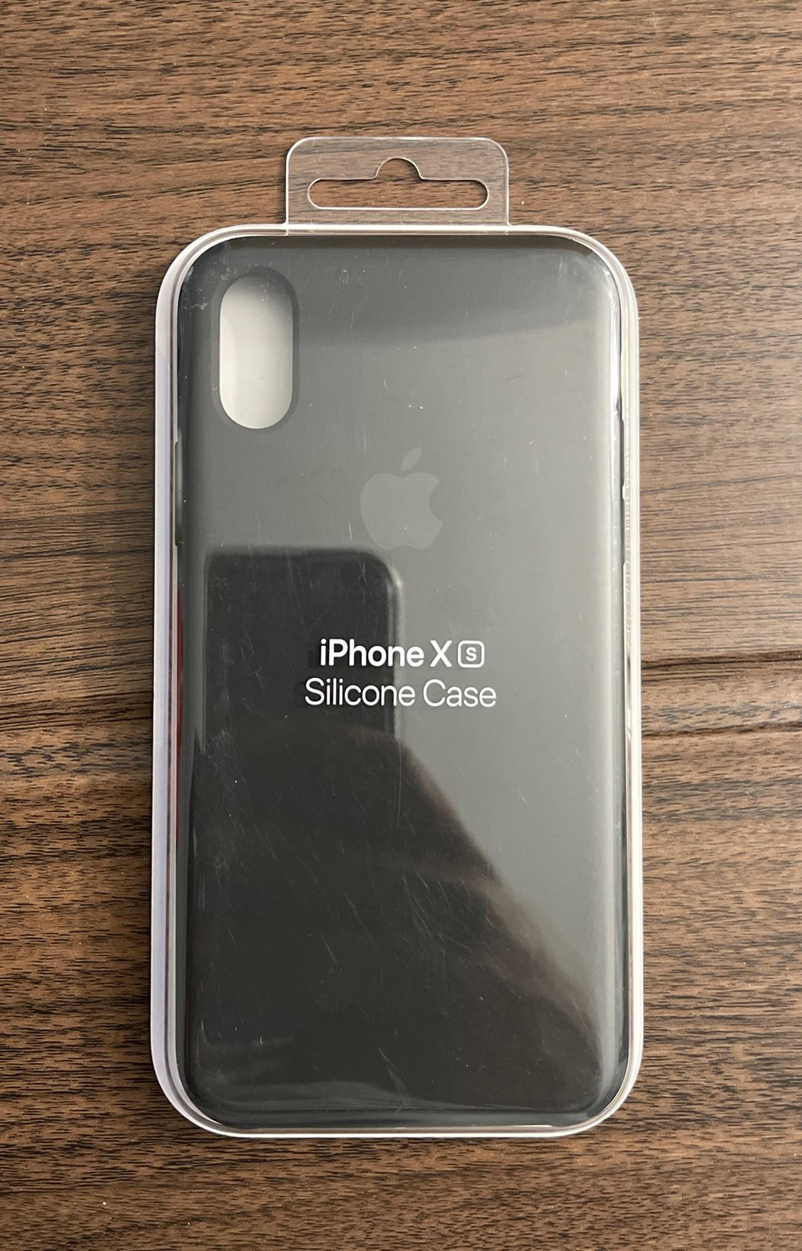 Iphone X sillicone apple Case Black