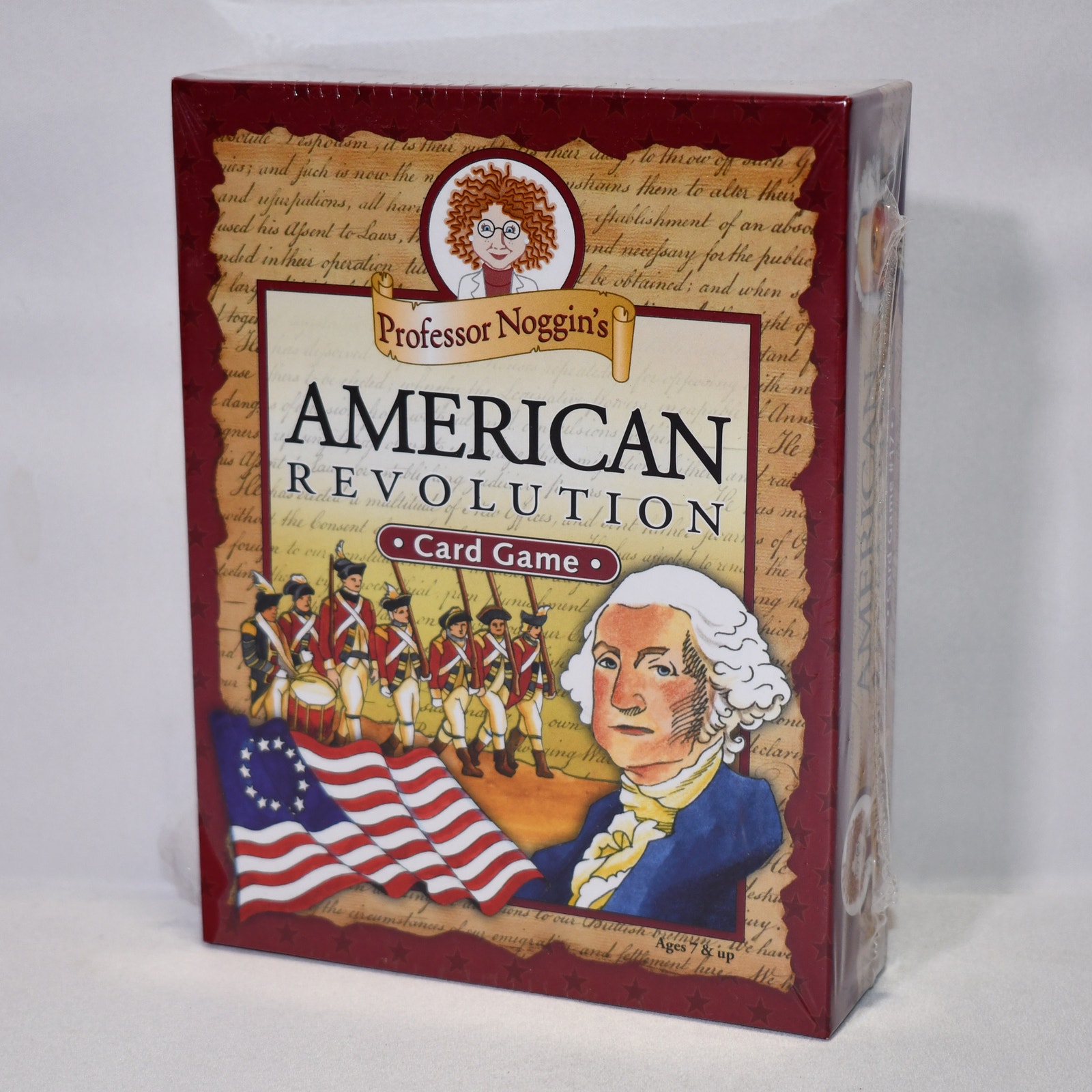 Sealed Professor Noggin's American Revolution Educational Card Game #17 0225!