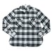 NWT Pendleton Women's Double-Brushed Cotton Flannel Plaid Elbow Patch Shirt L