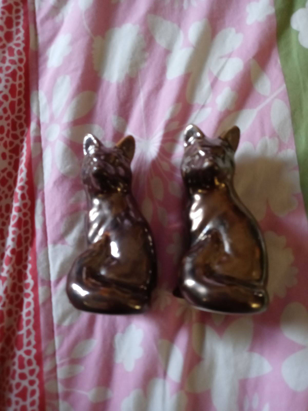 Copper fox Crate & Barrel salt pepper