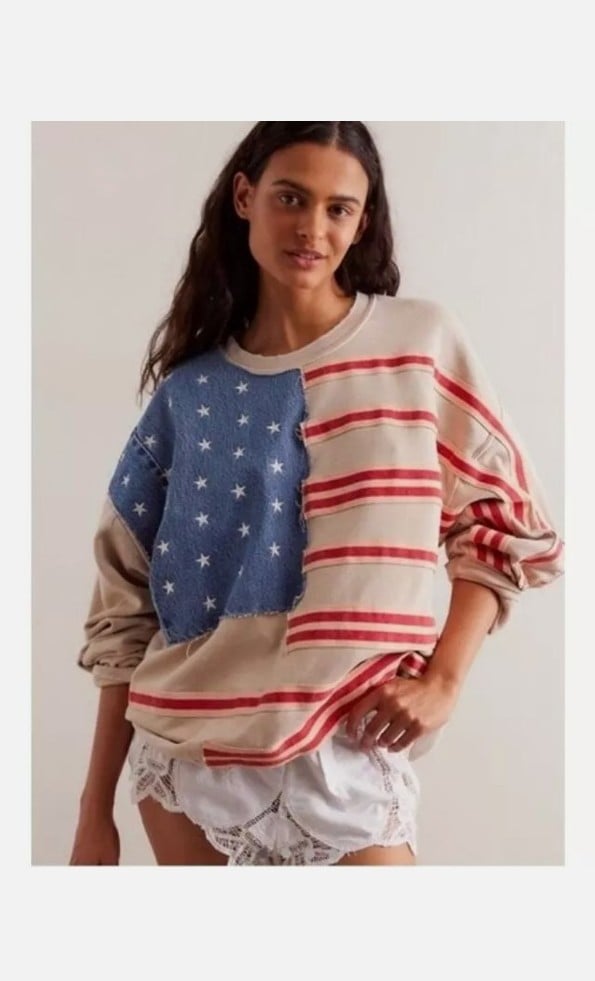 Free People Tricia Fix Stripes size small
