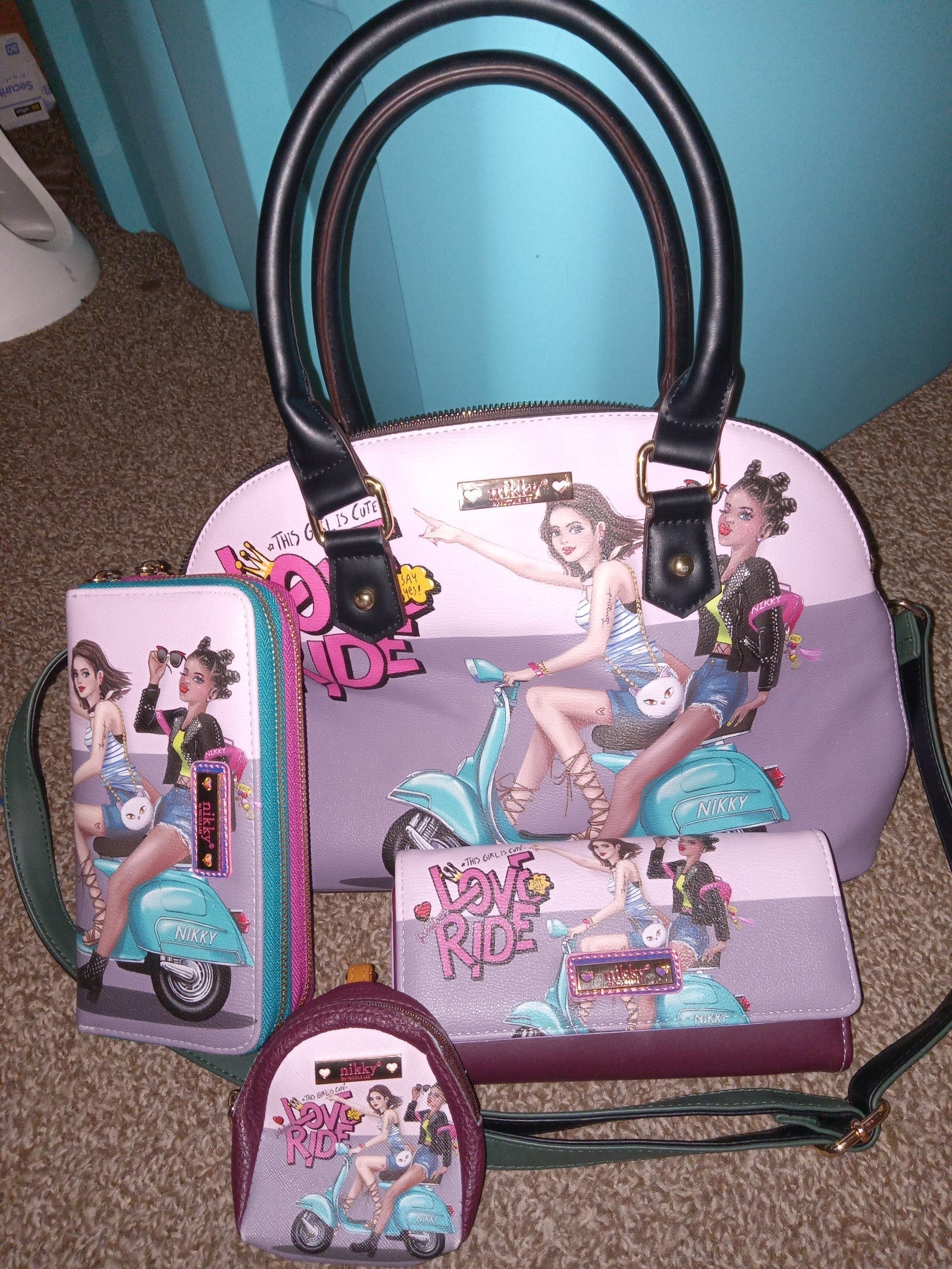 Nicole Lee Bundle purse, wallets, change purse