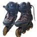 Vintage K2 Rollerblades Flight 76 Womens 9 Inline Skates Hyper Wheels 78A Retro