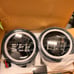 Harley Davidson LED Fog Lights Aux Passing Head Lights with DRL Blue Halo 4.5”