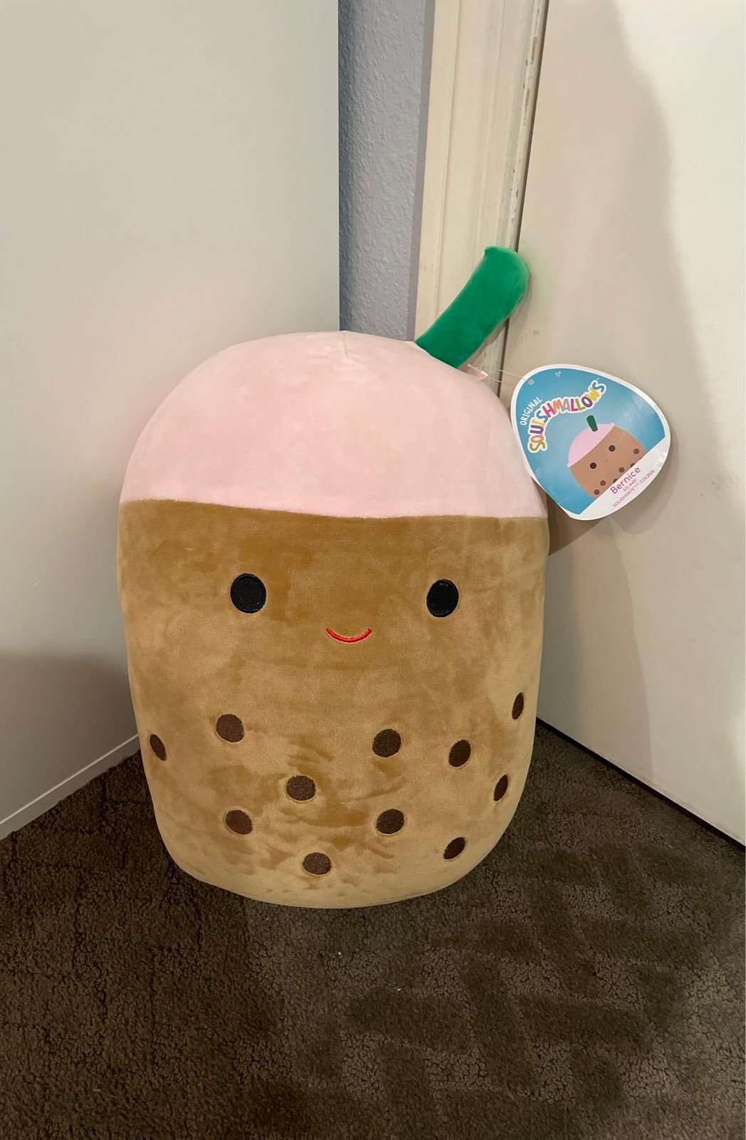 Squishmallows Bernice the Boba Tea 16 Stuffed Plush