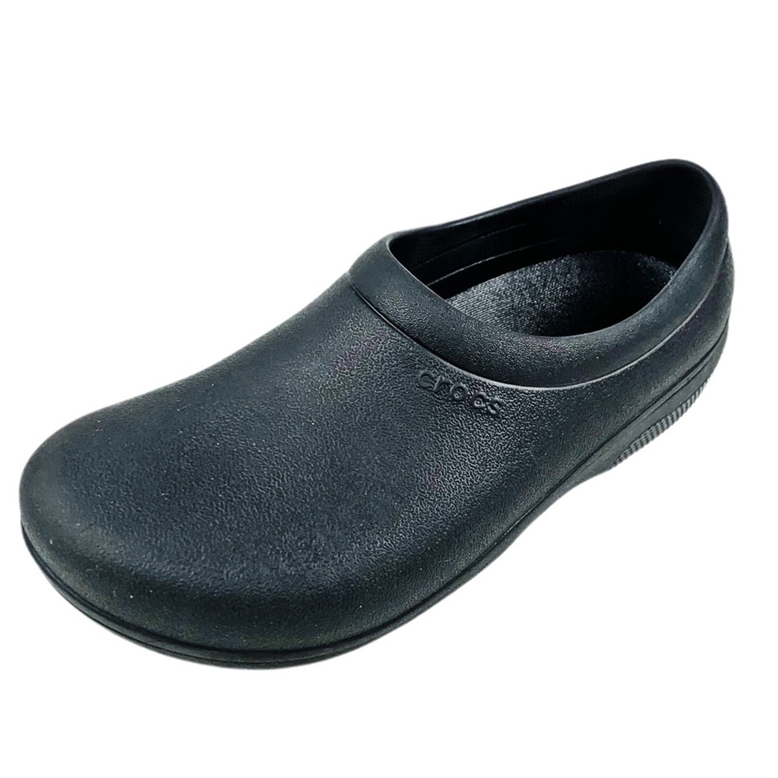 Crocs Black Basic Slip On Clogs Size Women’s 12, Men's 9