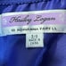 Y2K Fairygrunge Prom Dress Size 3/4 Blue/Purple Beaded One Shoulder Flowy Train