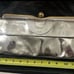 Chloe metallic patent leather clutch purse