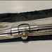Chloe metallic patent leather clutch purse
