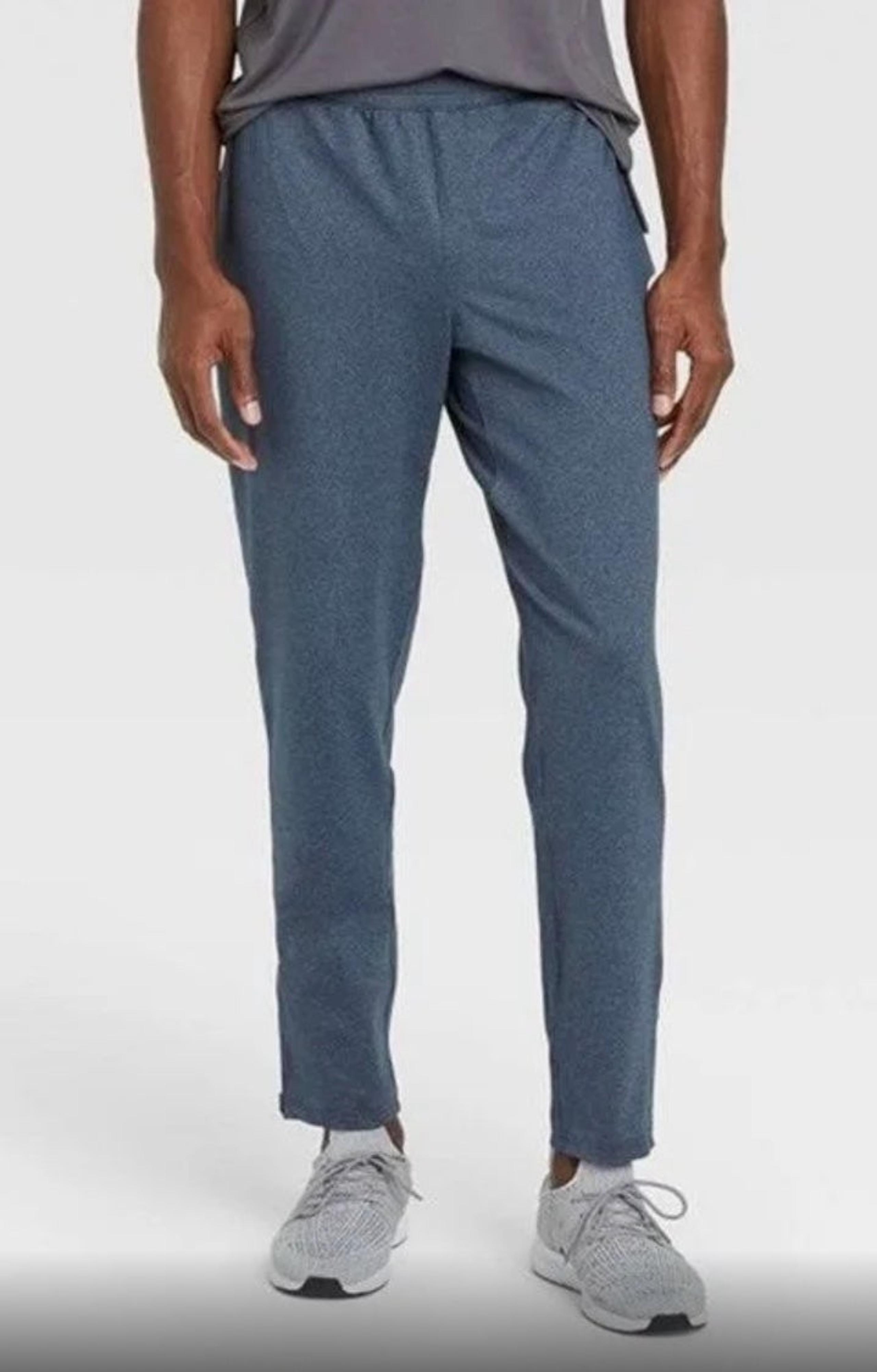 NWT All in Motion Mens Nylon Joggers size Small - Navy #box4C