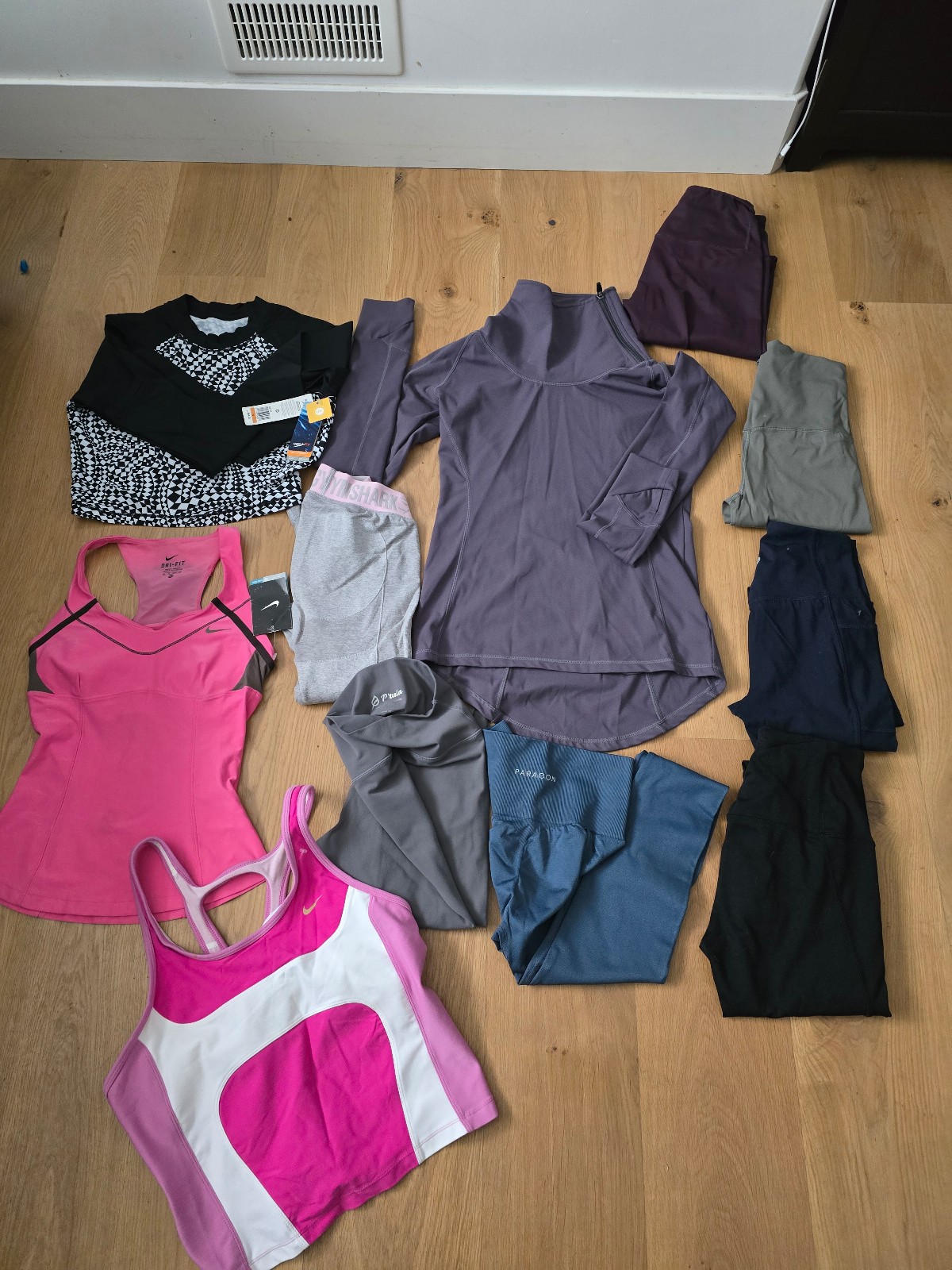 Gimshark ,paragon , p,tula bundles of gym clothes