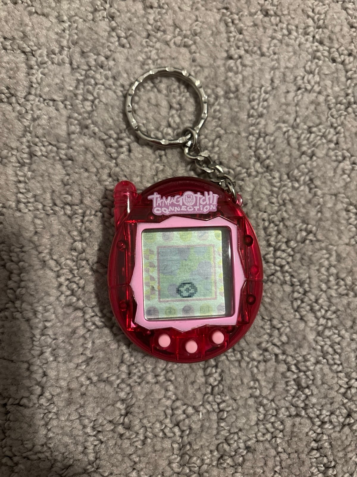 2004 Tamagotchi Connect Pink Transparent Shell