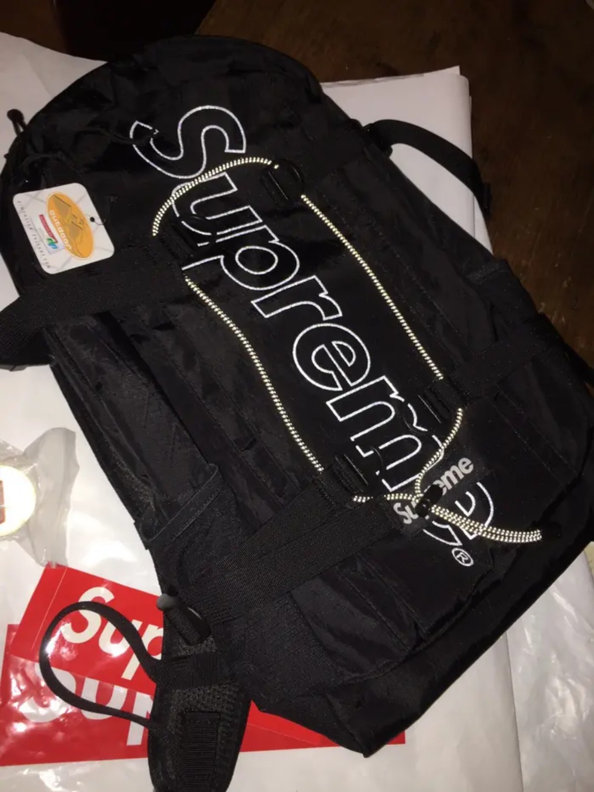 Supreme Fw18 Backoack RARE model. They are selling for 600 new like this one