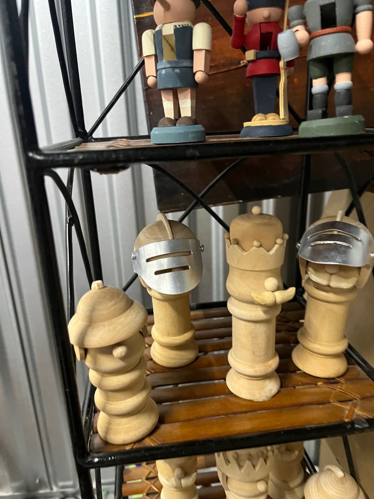 Nutcracker chess figurines