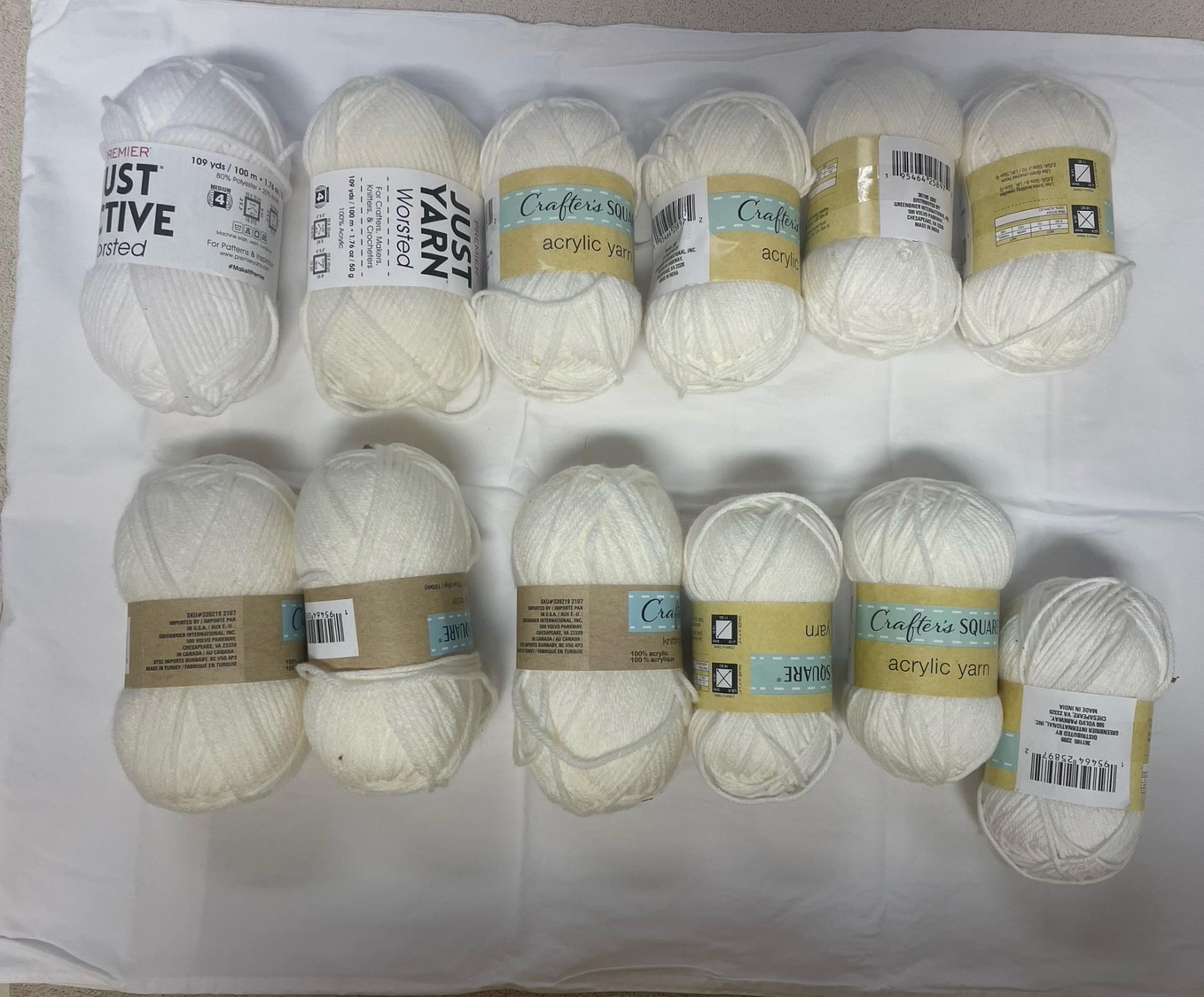 Yarn lot of 12