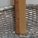 Mid Century Vintage Wrapped Metal Basket