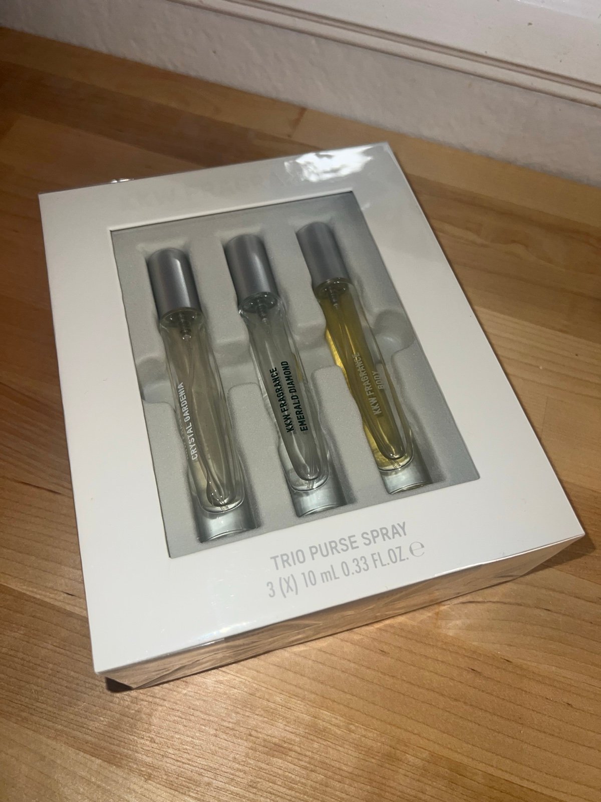 New ! KKW Fragrance Set Trio Body 1 , Emerald & Crystal Gardenia
