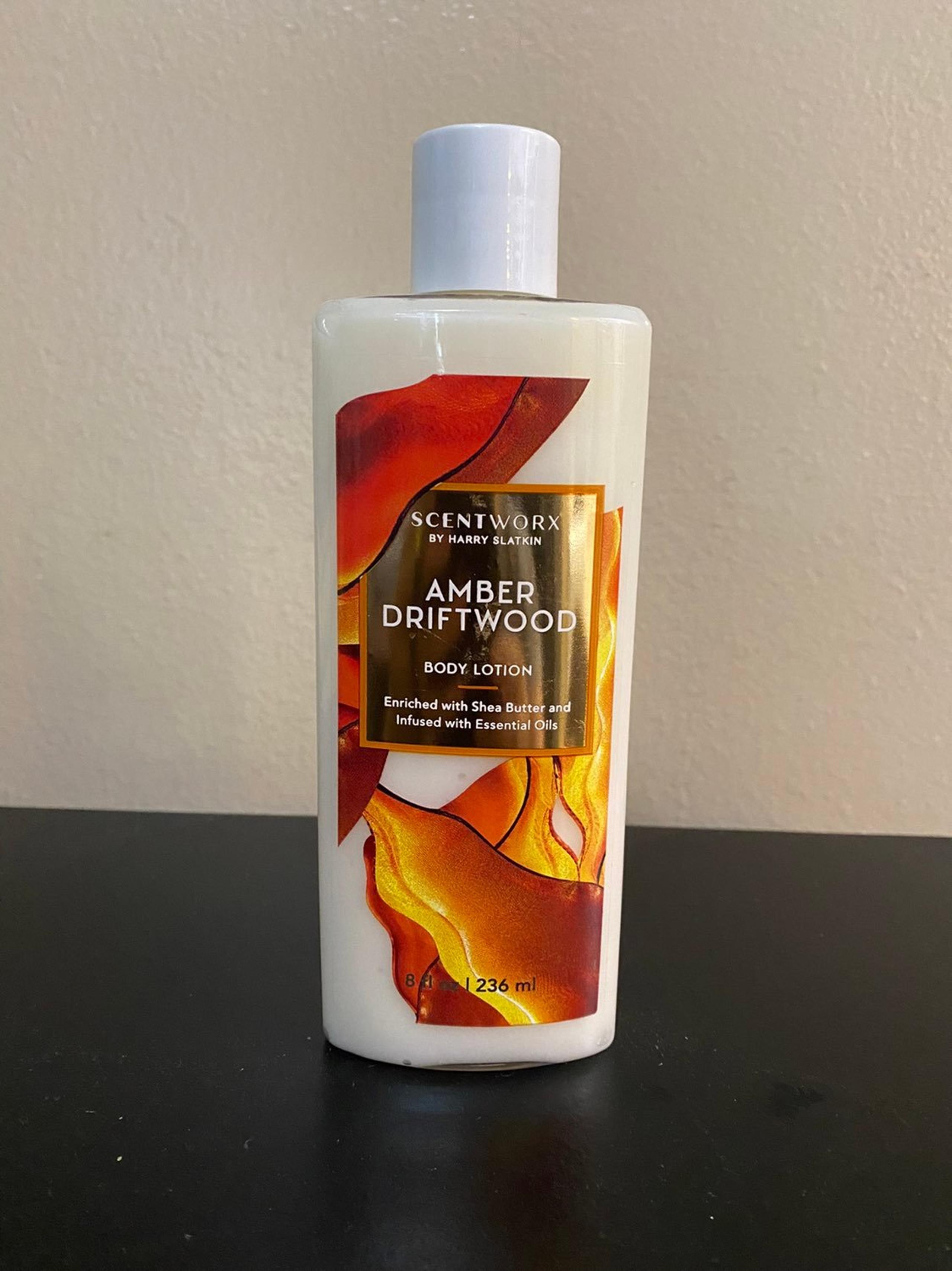 Scentworxs Amber Driftwood lotion 8 fl oz/236 ml