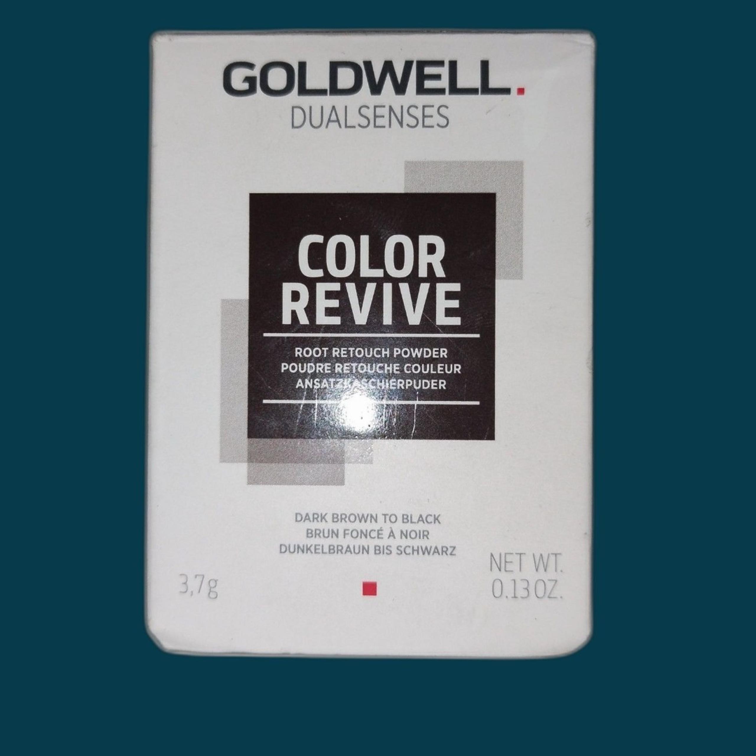 Goldwell Revive Root Retouch Powder Hair Makeup Dark Brown to Black
