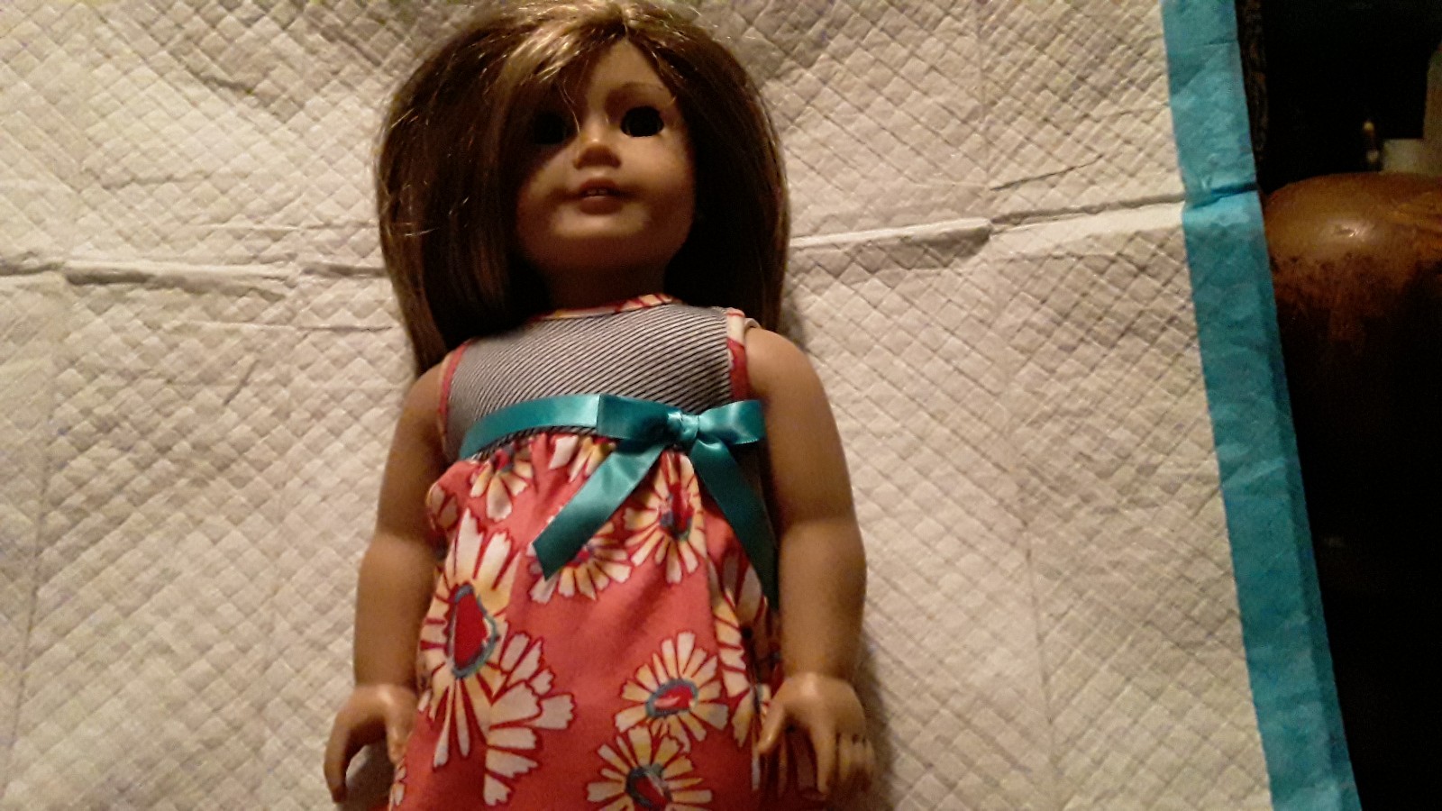 American girl Lea Clark 15 inches doll COMPLETE With original outfit and shoes.