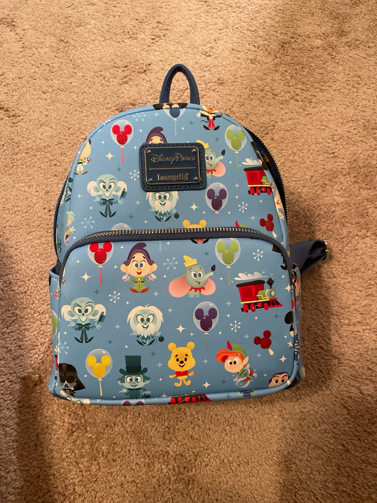 Loungefly Disney Parks Backpack Park Icons 2022 50th Anniversary