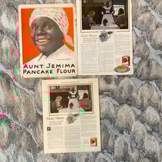 vintage Jemima pancake flour newspaper ads
