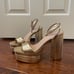 Steve Madden Lia Platform Heel in Gold