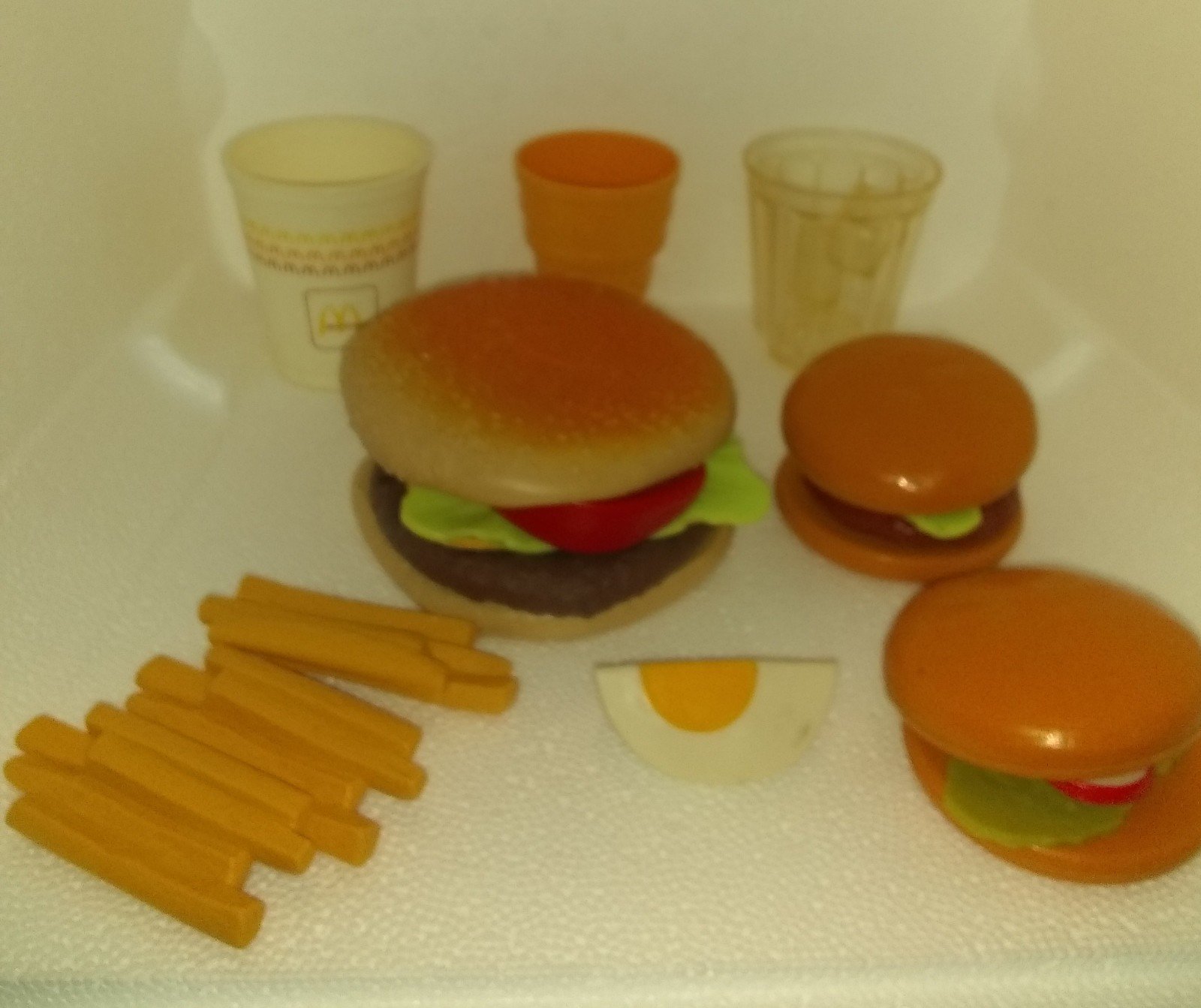 Fisher Price McDonald's vintage play food