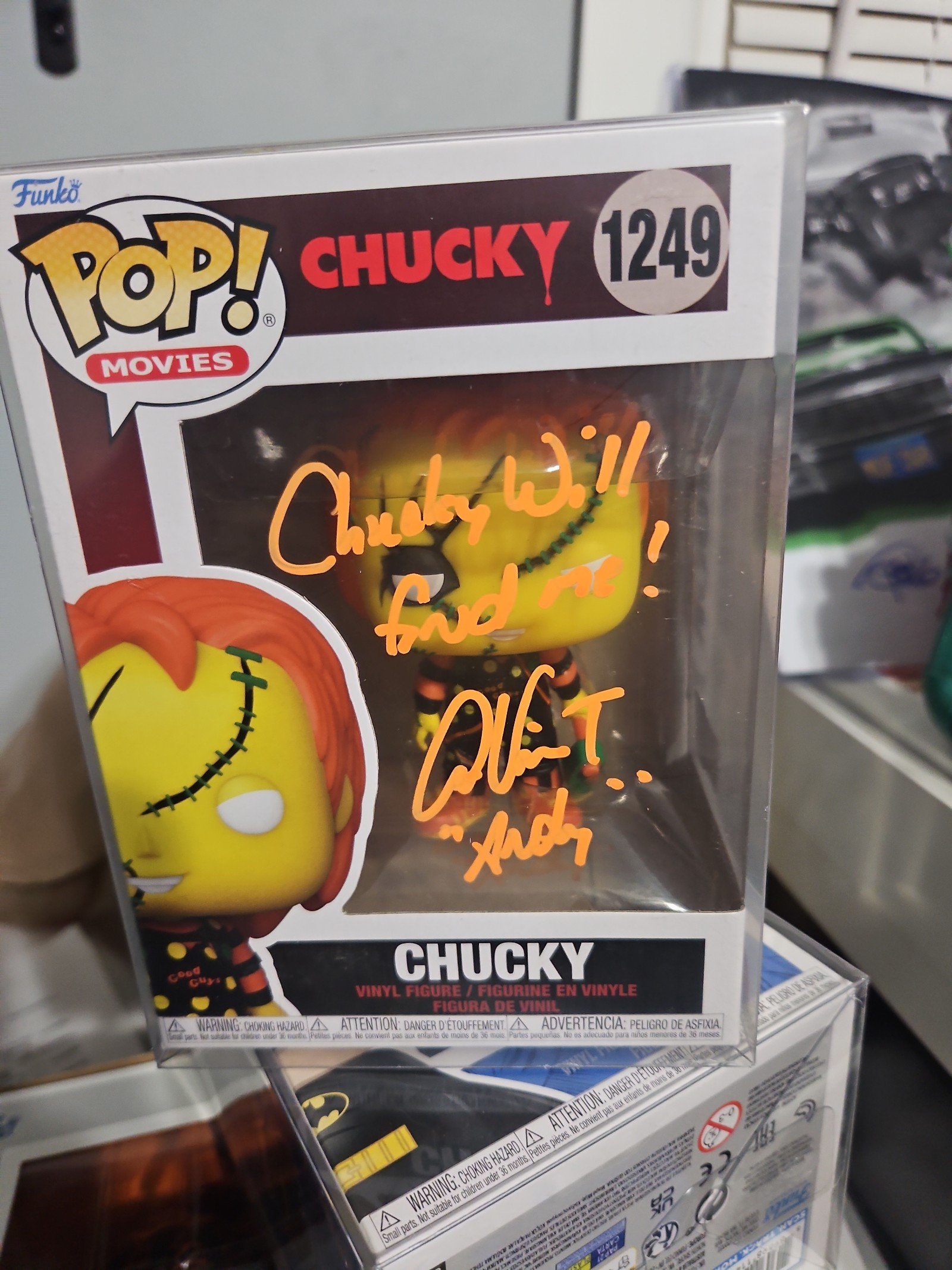 Alex Vincent signed funko