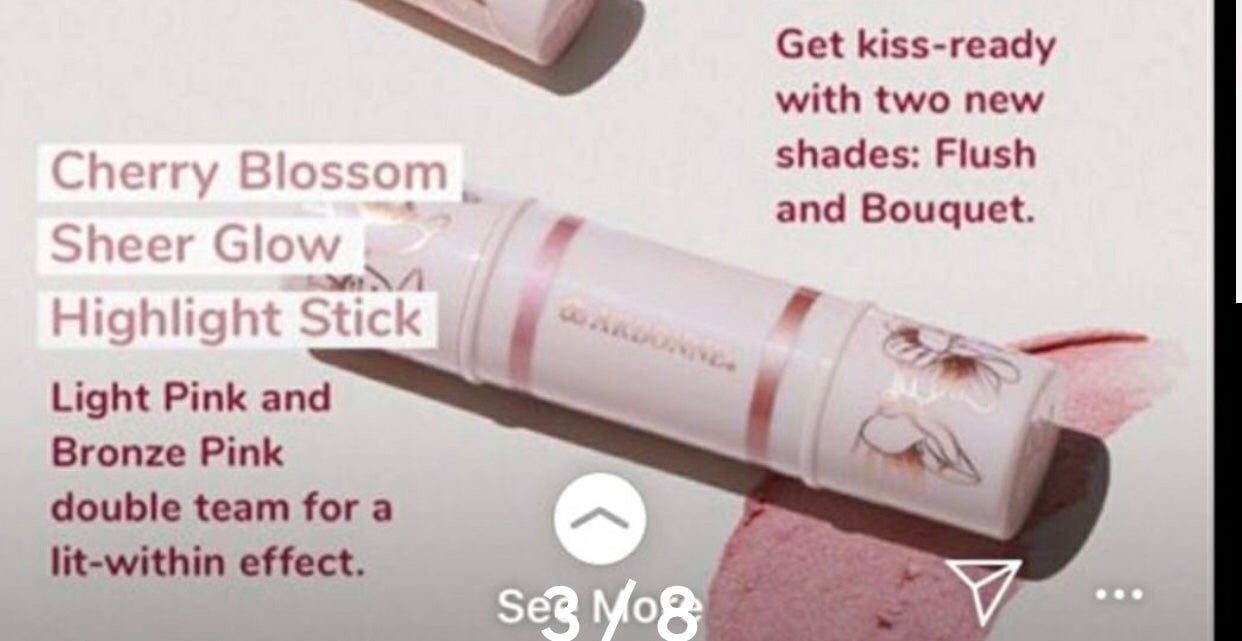 Arbonne cherry blossom sheer glow multi stick