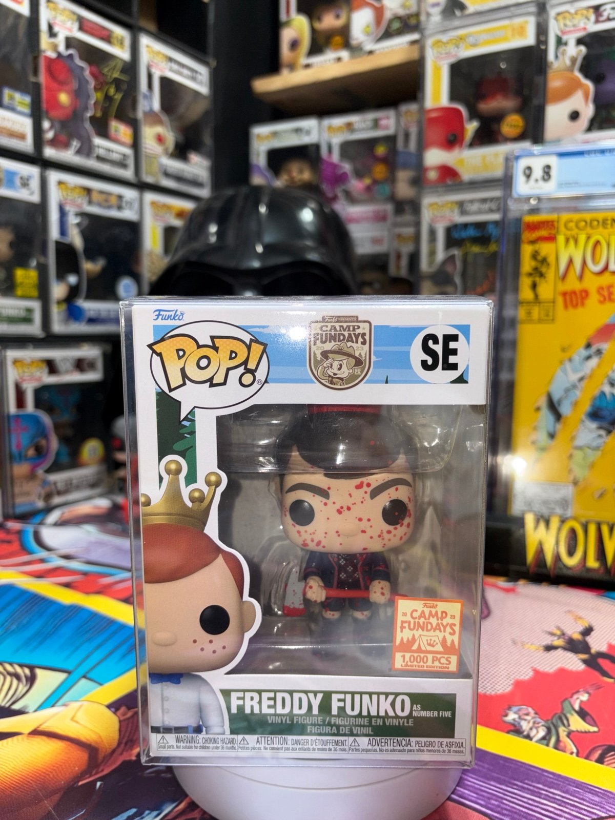 Freddy Funko as number five bloody