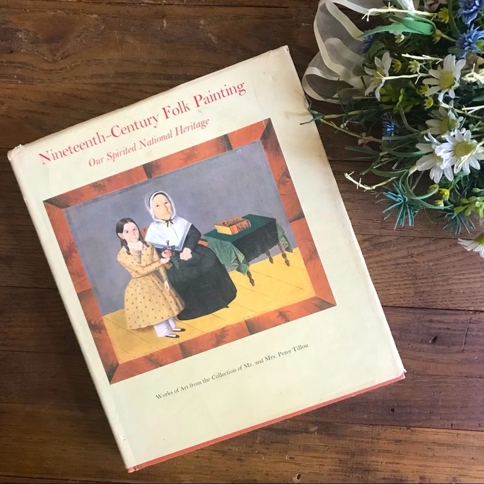 Rare 1973 Vintage 19th Century Folk Paintings Book