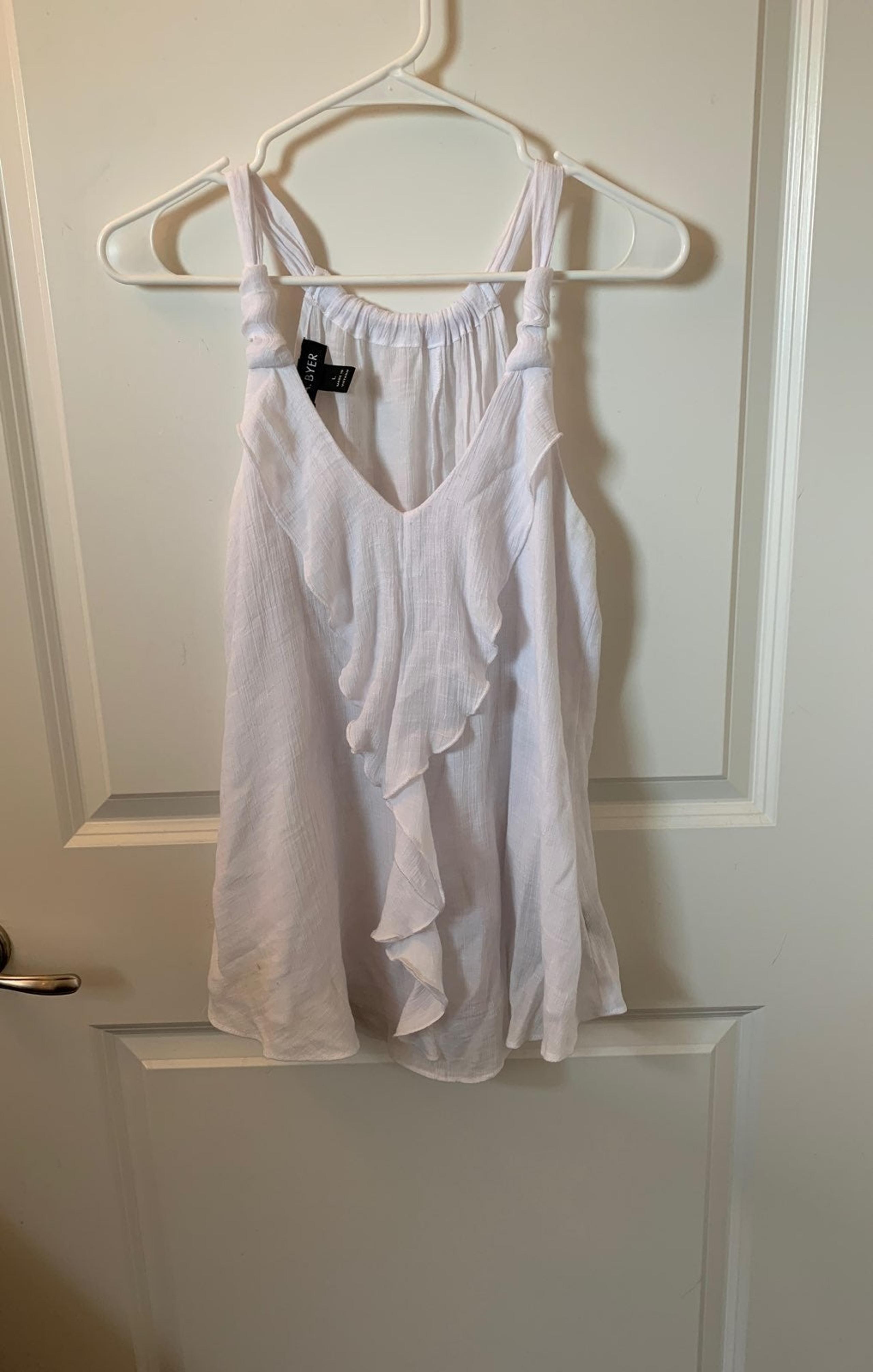 A. Byer white tank top