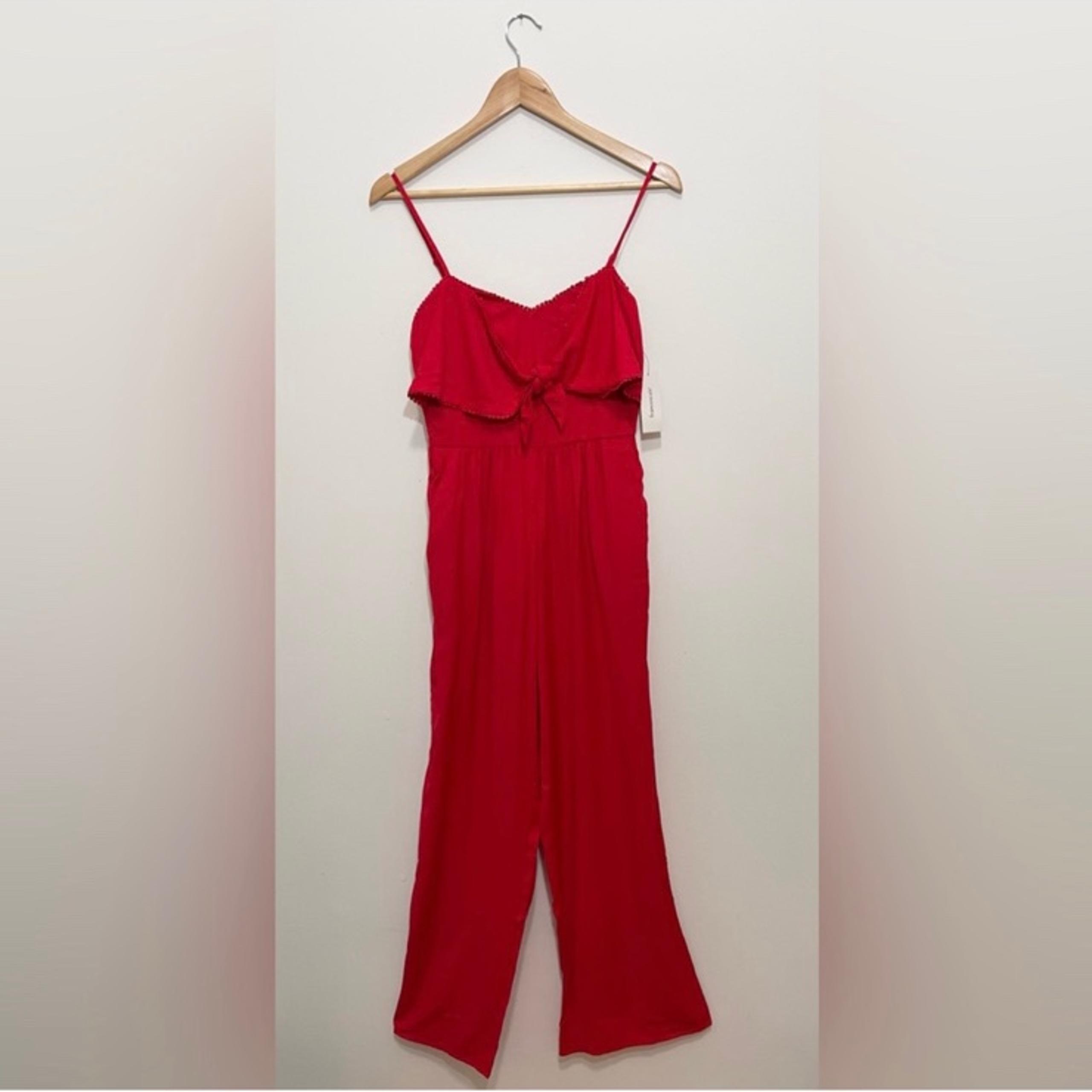 Francesca’s Collections Women’s Jumpsuit Red size Small