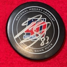 Jay Beagle Autographed 40th Anniversary Washington Capitals Official Game Signed